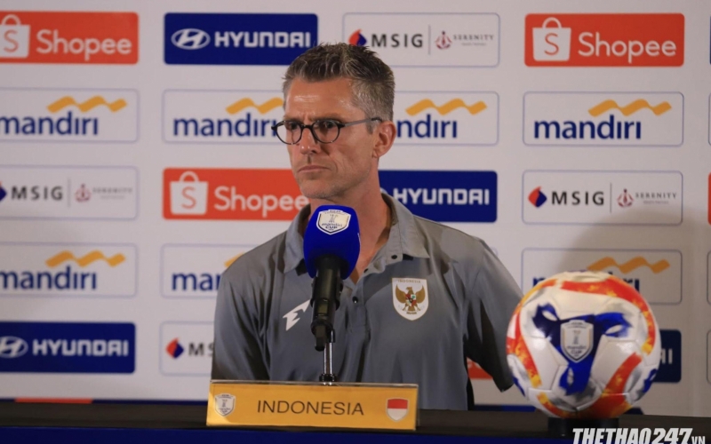 HLV U23 Indonesia nói thẳng trình độ U23 Việt Nam trước trận chung kết