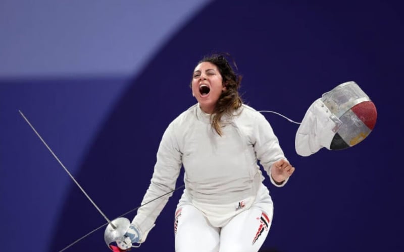 Nữ kiếm sĩ mang bầu 7 tháng vẫn thắng số 10 thế giới tại Olympic 2024