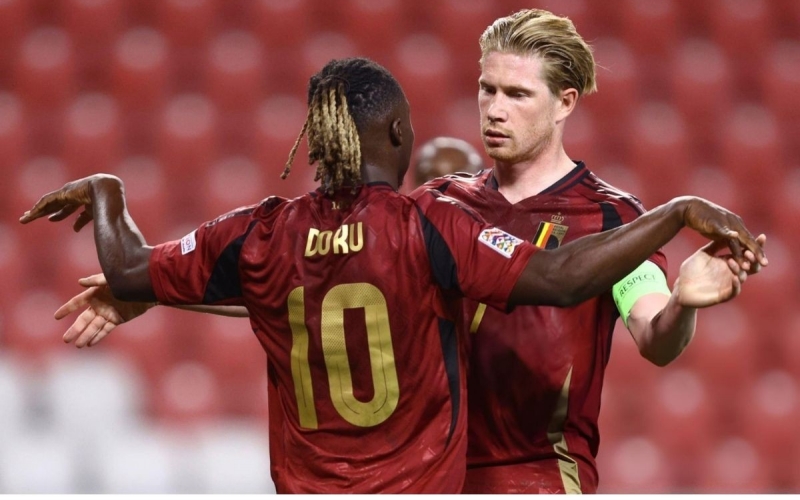 De Bruyne lập cú đúp, Bỉ khởi đầu Nations League thuận lợi