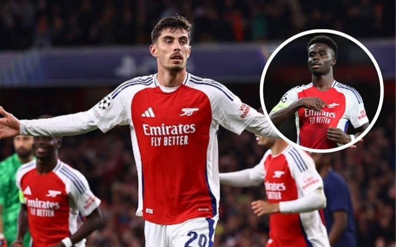 Kai Havertz tỏa sáng, Arsenal dễ dàng đánh bại PSG