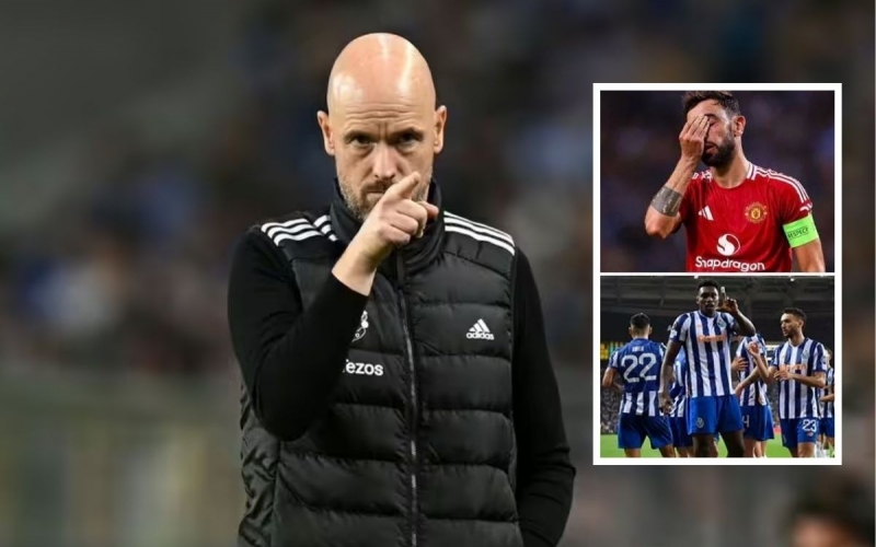 Ten Hag giải thích rõ về sự sụp đổ của MU trước Porto