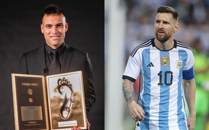 Vượt Messi, Lautaro Martinez giành giải Bàn chân vàng 2024