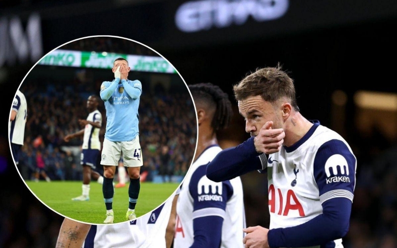 Gục ngã trước Tottenham, Man City thua trận thứ 5 liên tiếp