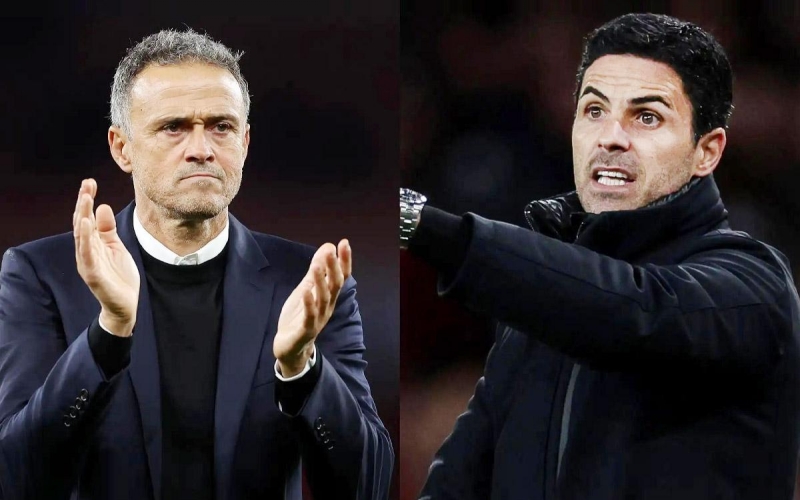 HLV Enrique phản pháo Arteta về phát ngôn Arsenal tốt hơn PSG
