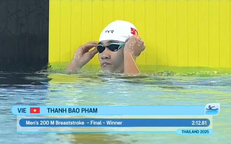 Trực tiếp SEA Games 33 hôm nay 14/12: Bơi Việt Nam tiếp tục giành HCV