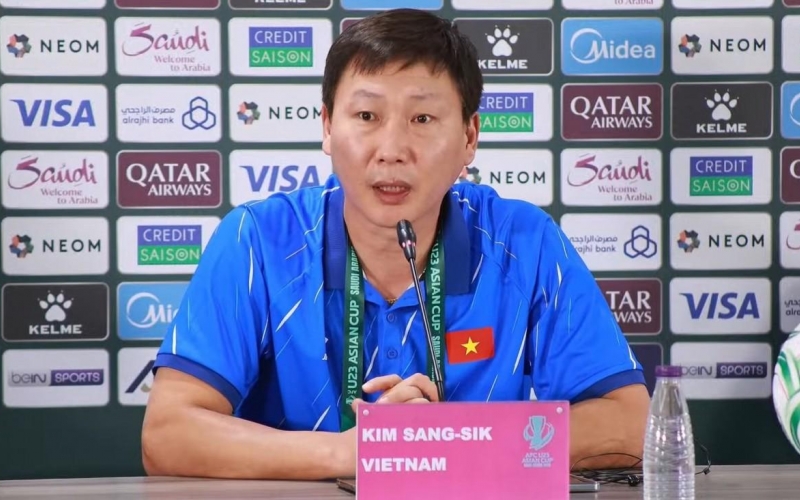 HLV Kim Sang Sik tiết lộ bí quyết giúp U23 Việt Nam ghi 2 bàn vào lưới Jordan