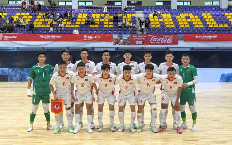 ĐT futsal Việt Nam chính thức trắng tay ở SEA Games 33