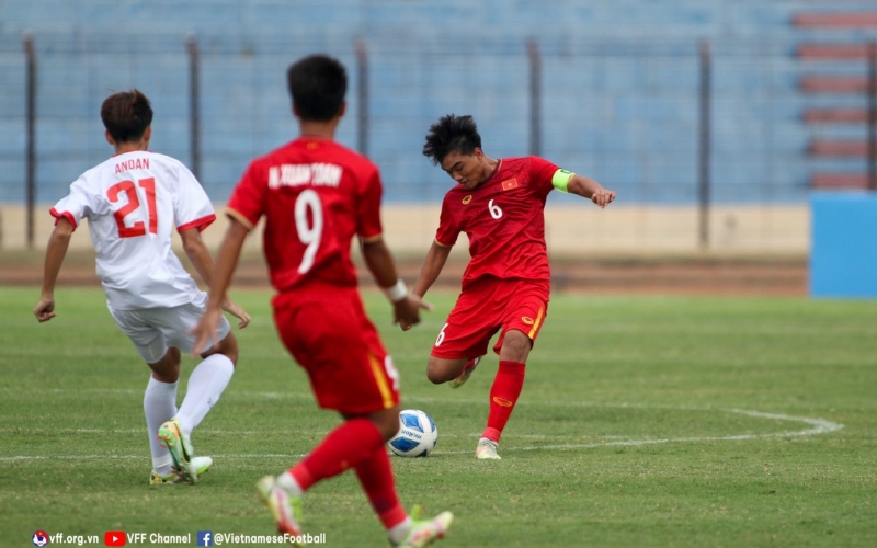 Trực tiếp U16 Việt Nam 4-0 U16 Brunei: Vỡ trận