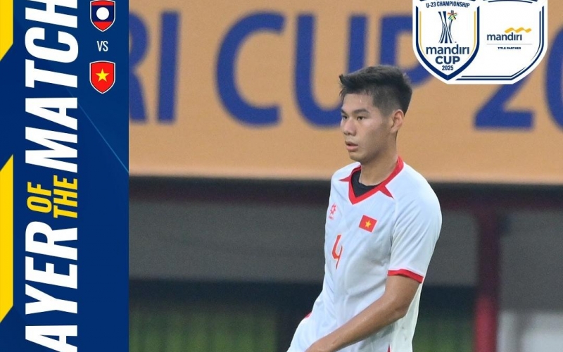 AFF vinh danh 1 cầu thủ U23 Việt Nam sau trận thắng Lào