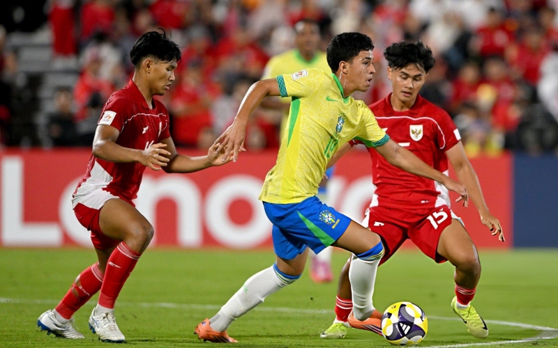 Thua đậm Brazil, U17 Indonesia vẫn có thể đi tiếp ở World Cup