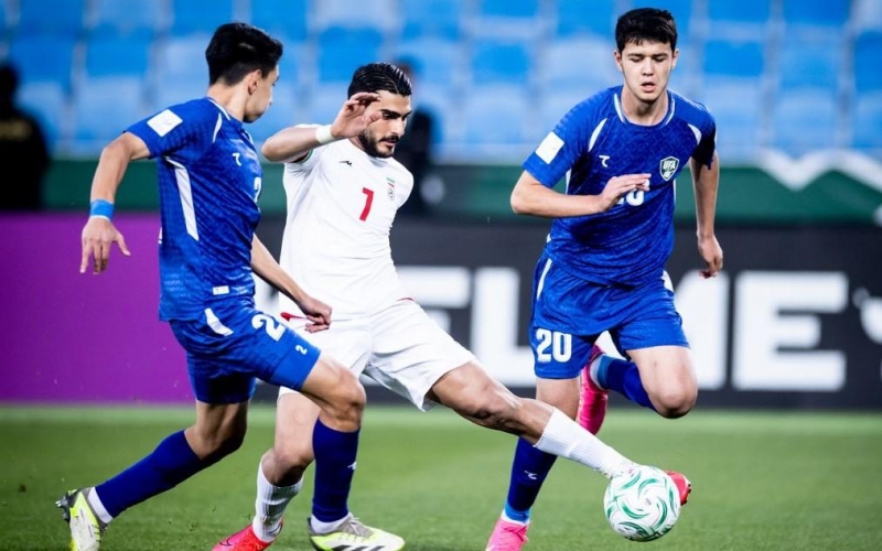 Bị Uzbekistan cầm hòa, U23 Iran có nguy cơ bị loại sớm