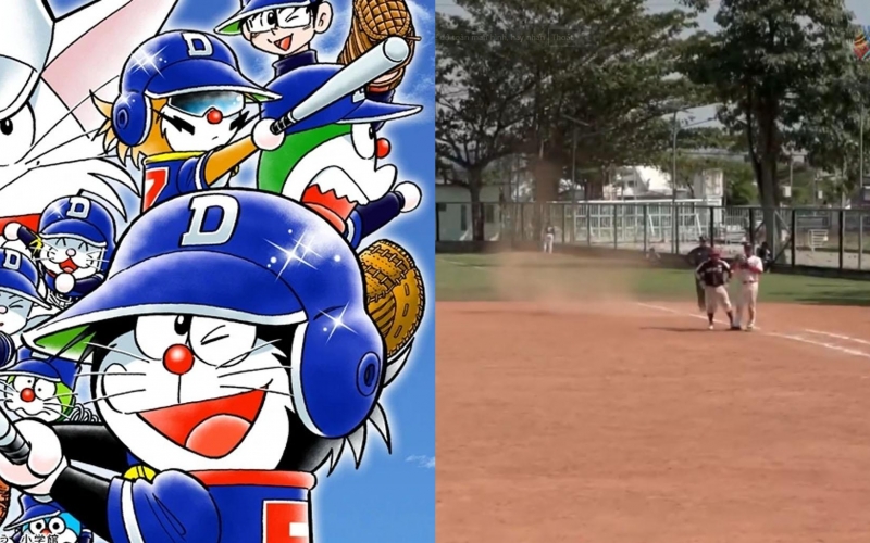 Độc lạ SEA Games 33: Đội tuyển bóng chày Việt Nam bị cho là dùng 'bảo bối Doraemon' khi đấu với Singapore