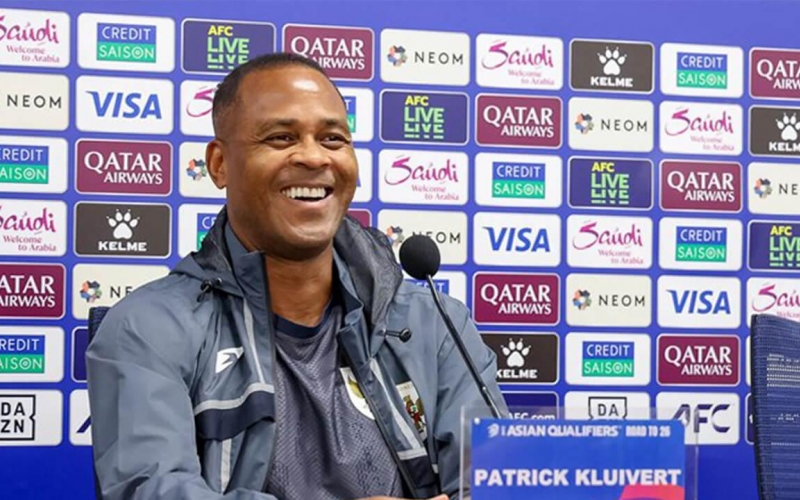 HLV Kluivert: 'Indonesia tự tin thắng Nhật Bản'