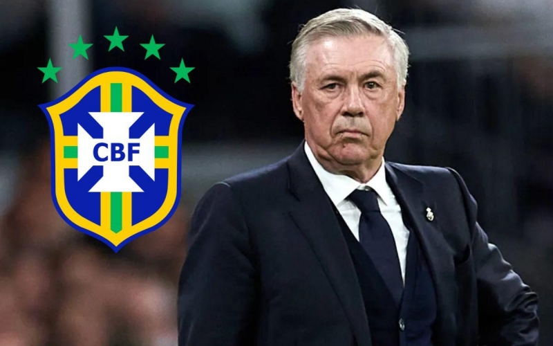 Carlo Ancelotti chính thức trở thành HLV trưởng ĐT Brazil
