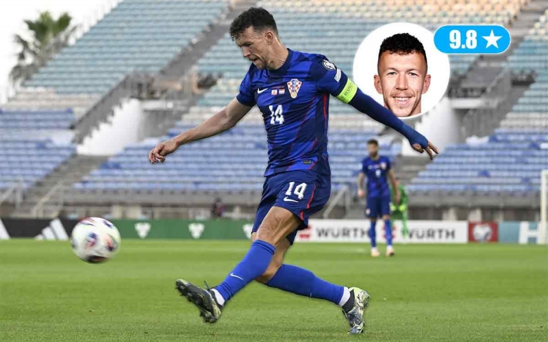 Ivan Perisic chói sáng trong trận thắng 7-0 của Croatia