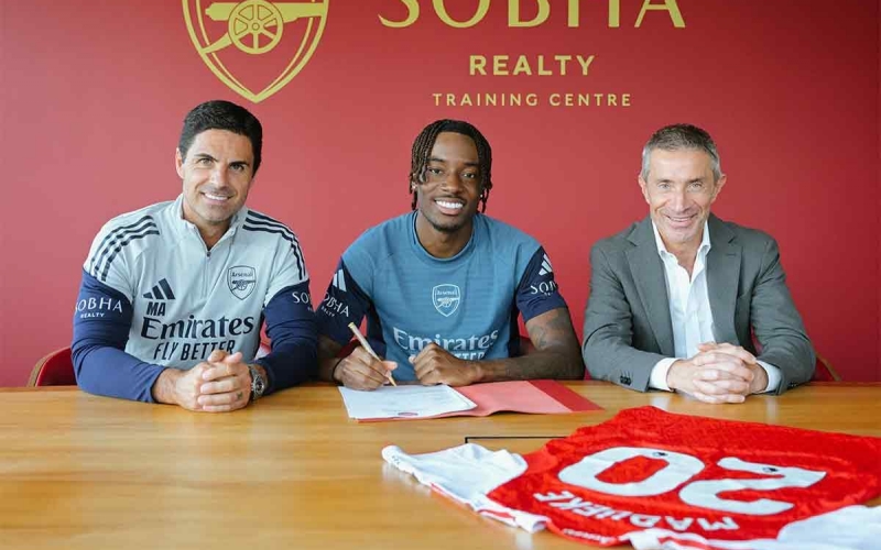 Arsenal công bố tân binh Noni Madueke