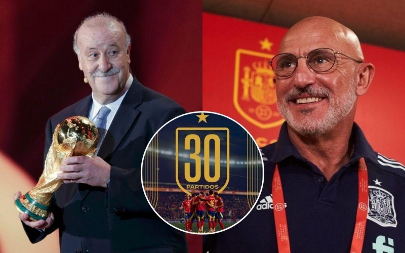 Tây Ban Nha tái lập kỷ lục phi thường của chính mình