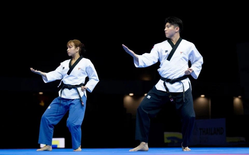 Taekwondo mang về HCV đầu tiên cho Singapore tại SEA Games 33