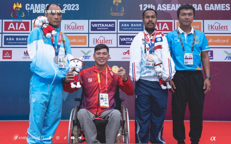 Bảng tổng sắp ASEAN Para Games 12: Đoàn Việt Nam xếp thứ mấy?