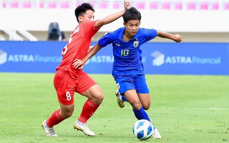 Trực tiếp U16 Việt Nam 0-0 U16 Thái Lan: Thế trận hấp dẫn
