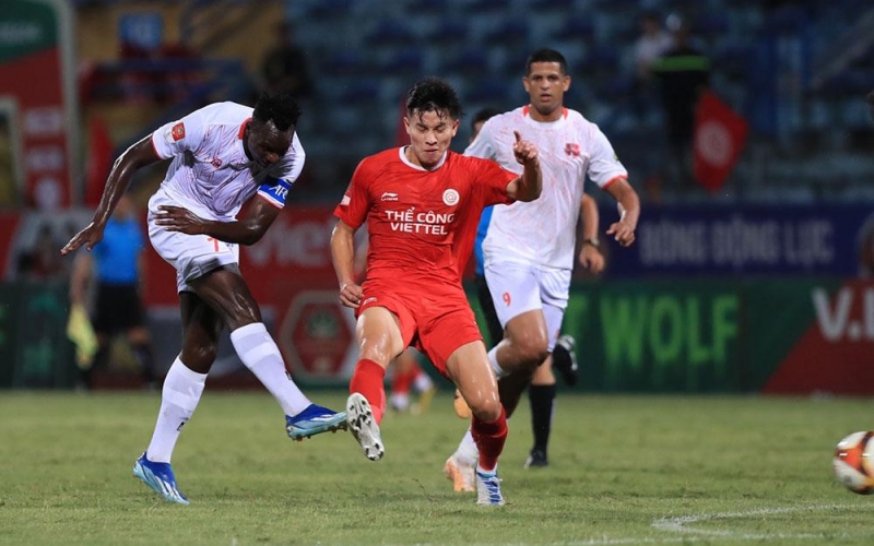 Trực tiếp Viettel 0-0 Hải Phòng: Chủ nhà lấn lướt