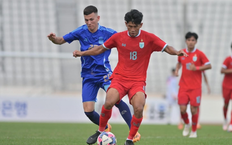 U20 Thái Lan thua cách biệt Argentina