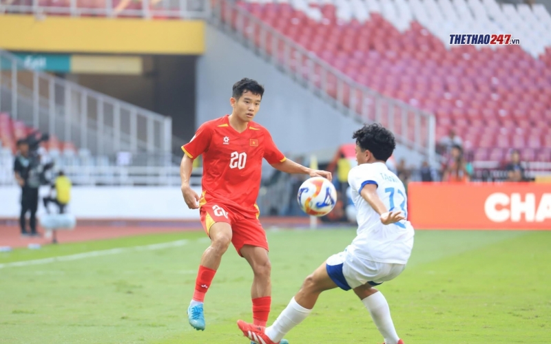 Trực tiếp U23 Việt Nam 0-0 U23 Philippines: Cột dọc từ chối