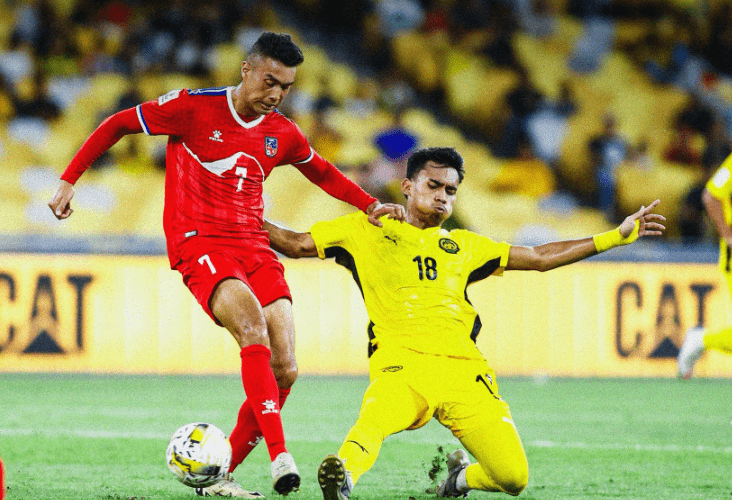 Malaysia thắng nhọc Nepal, giữ vững ngôi đầu bảng tại Asian Cup