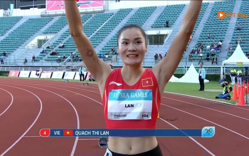 Quách Thị Lan mang về HCV thứ 6 cho điền kinh Việt Nam