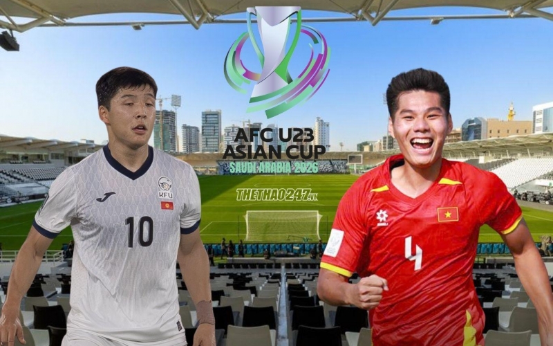 U23 Kyrgyzstan nhận tin cực vui trước đại chiến U23 Việt Nam