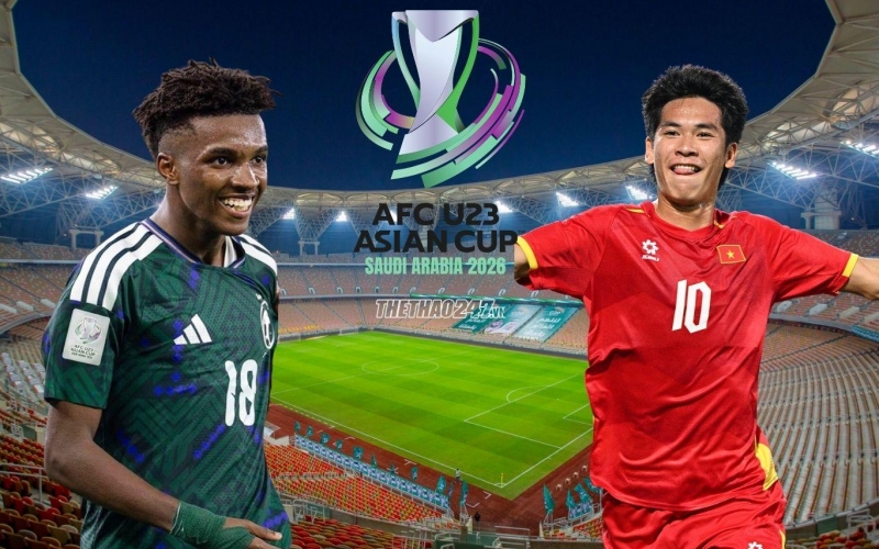 Siêu máy tính dự đoán kết quả U23 Việt Nam vs U23 Ả Rập Xê Út