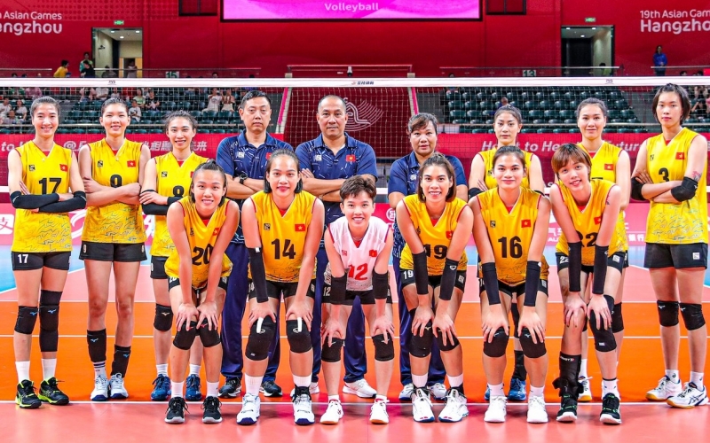 Xác định 8 đội đi tiếp môn bóng chuyền nữ ASIAD 19: Việt Nam ghi danh đầu tiên