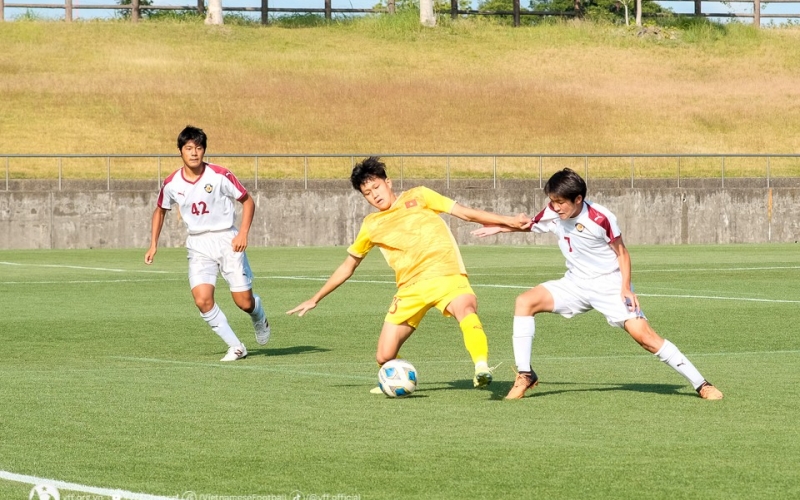 Dẫn trước 3 bàn, U17 Việt Nam vẫn bị cầm hòa ở Nhật Bản