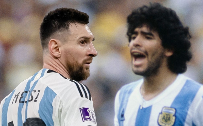 HLV Argentina: 'Maradona không vĩ đại bằng Messi'