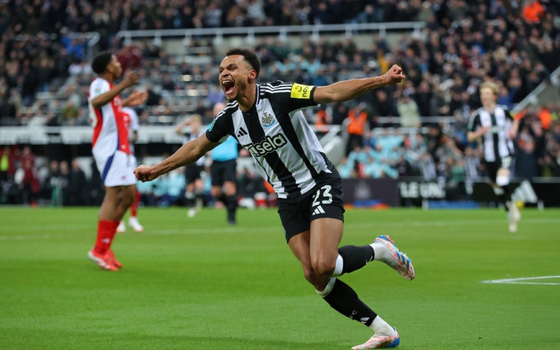 Trực tiếp Newcastle 1-0 Arsenal: Chủ nhà vượt lên