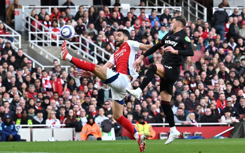 Trực tiếp Arsenal 0-1 West Ham: Nghỉ giải lao