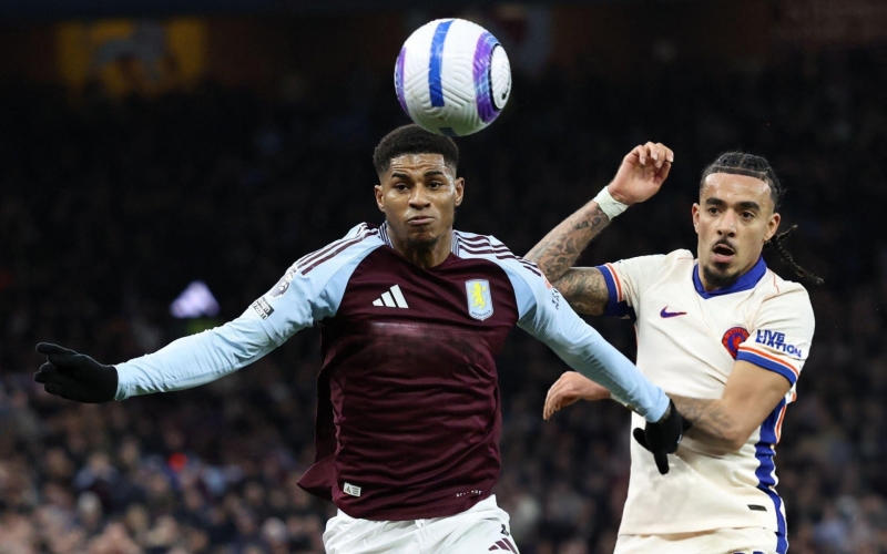 Rashford tỏa sáng, Aston Villa thắng kịch tính Chelsea