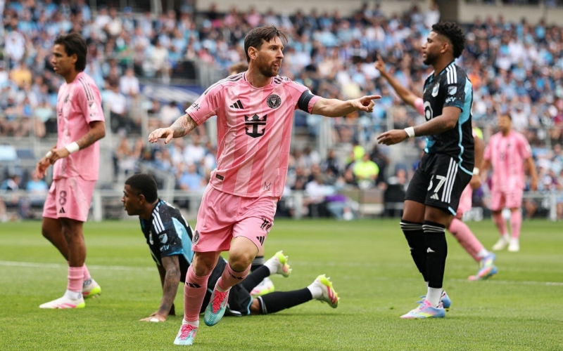 Messi lập công, Inter Miami thất bại khó tin trước Minnesota