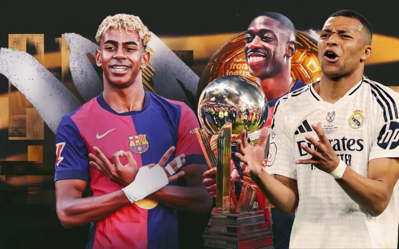 5 ứng viên Quả bóng Vàng 2025: Không có Mbappe, Yamal chỉ xếp thứ 2