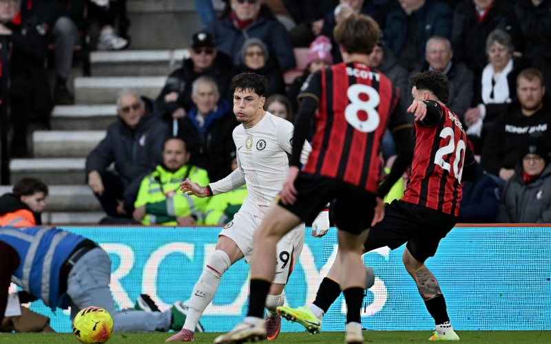 Trực tiếp Bournemouth 0-0 Chelsea: Đôi công hấp dẫn