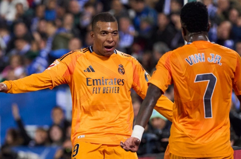 Real Madrid thắng dễ Leganes: Mbappe và Bellingham tỏa sáng