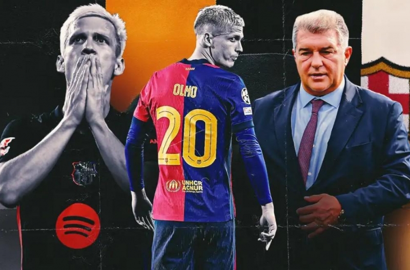 'Trò hề Dani Olmo' và nỗi nhục lớn nhất lịch sử Barca