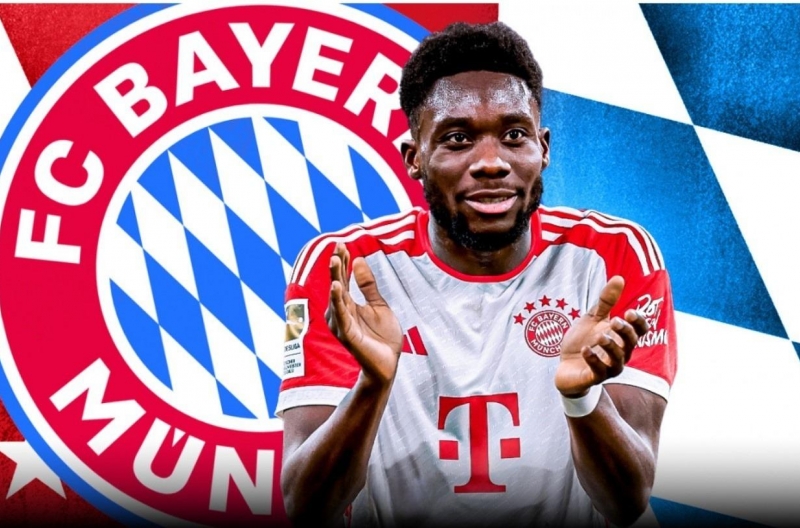 Bayern Munich thành công 'trói chân' Alphonso Davies với mức lương khổng lồ