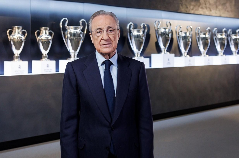 Florentino Perez tái đắc cử Chủ tịch Real Madrid