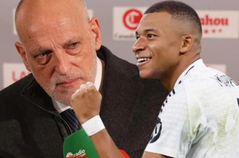 Chủ tịch La Liga 'bênh' Mbappe, công kích truyền thông Tây Ban Nha vì một điều