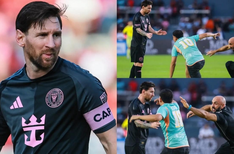 Vệ sĩ Messi lần đầu 'thua cuộc' trước một fan cuồng