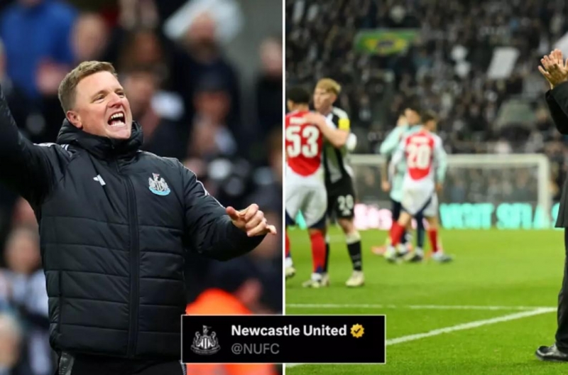 Newcastle làm bẽ mặt Arteta và Arsenal chỉ qua một hành động