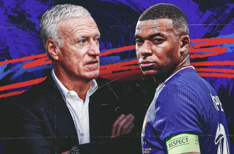 Mbappe và Deschamps mâu thuẫn vì băng đội trưởng tuyển Pháp