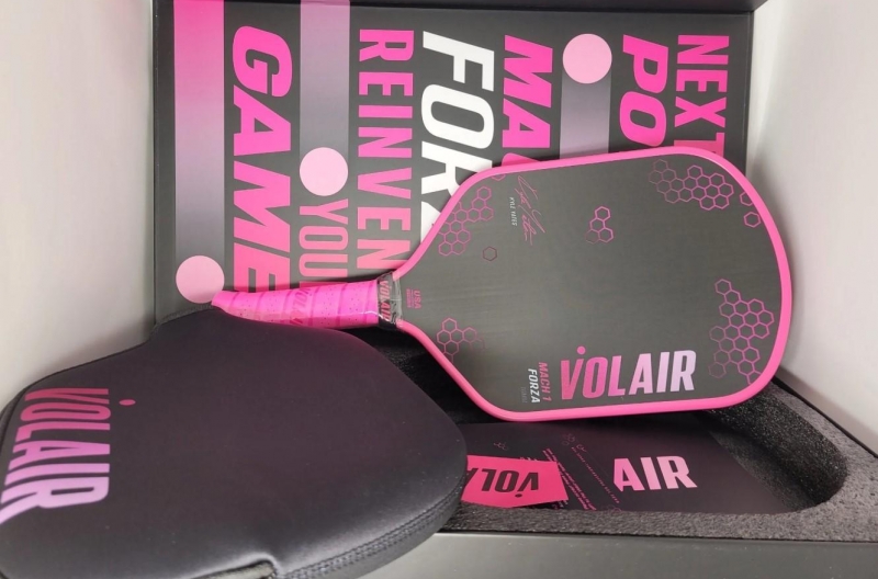 Review vợt Volair Mach 1 Forza: Vũ khí xoáy bóng đang khiến dân pickleball mê mẩn