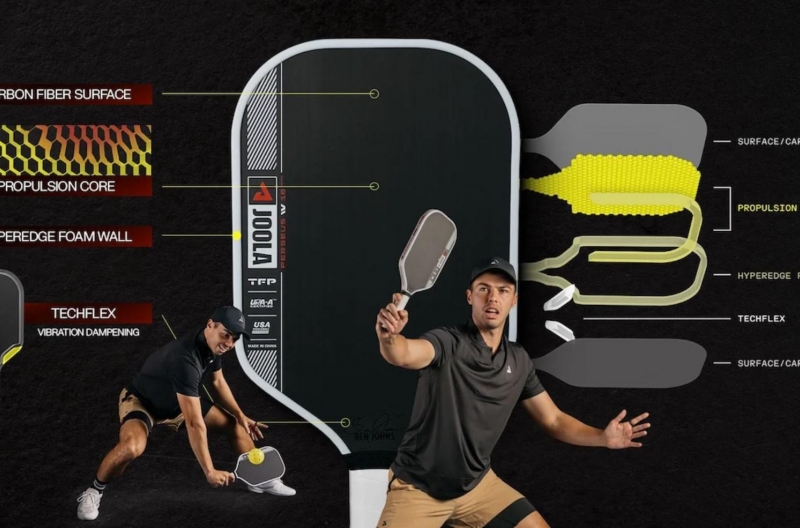 Review vợt JOOLA Perseus Pro IV: Tăng cường sức mạnh và xoáy bóng chỉ trong một cú đánh